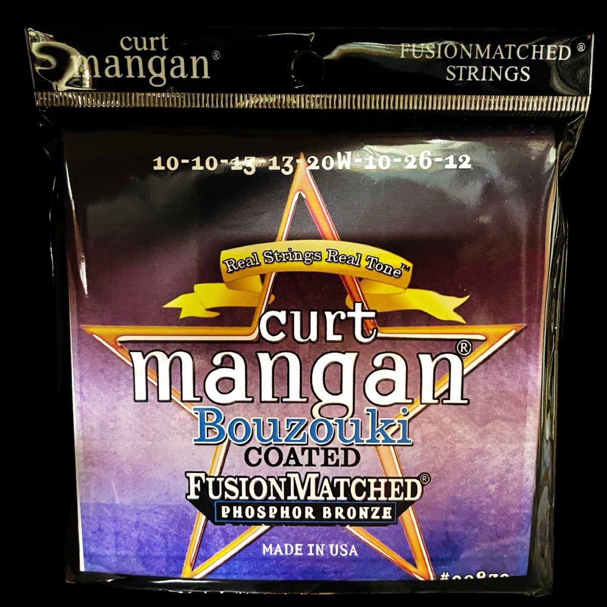 מיתרים לבוזוקי Curt Mangan Bouzouki Phosphor Bronze Wound 10-26 COATED