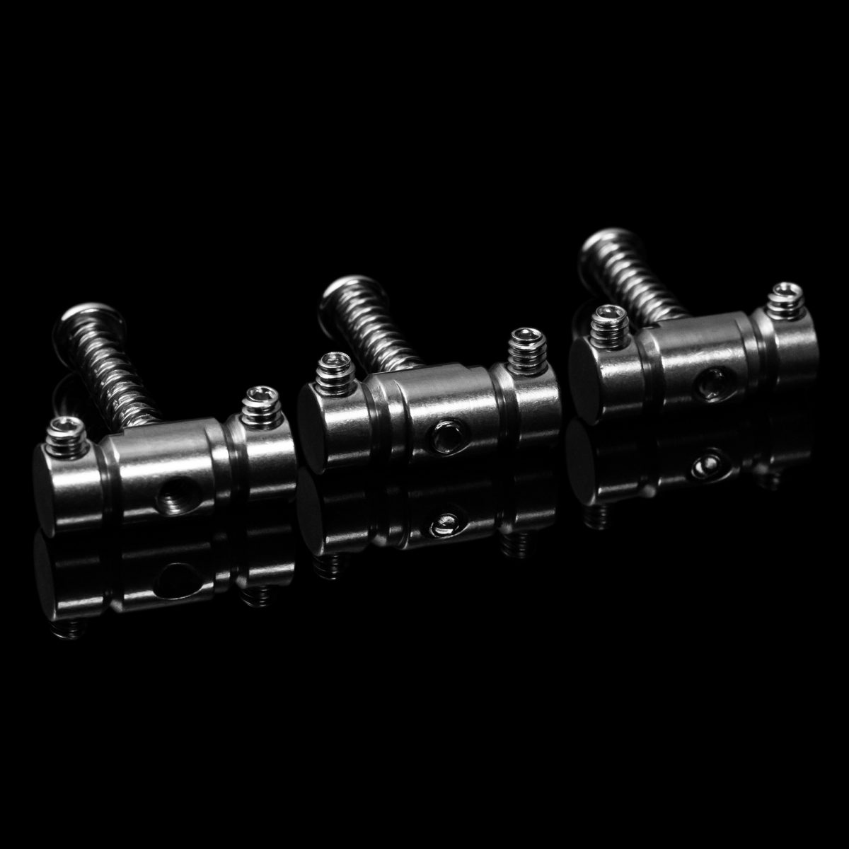 סט אוכפים לגיטרה פנדר טלקסטר Telecaster Super Compensated Steel Saddles