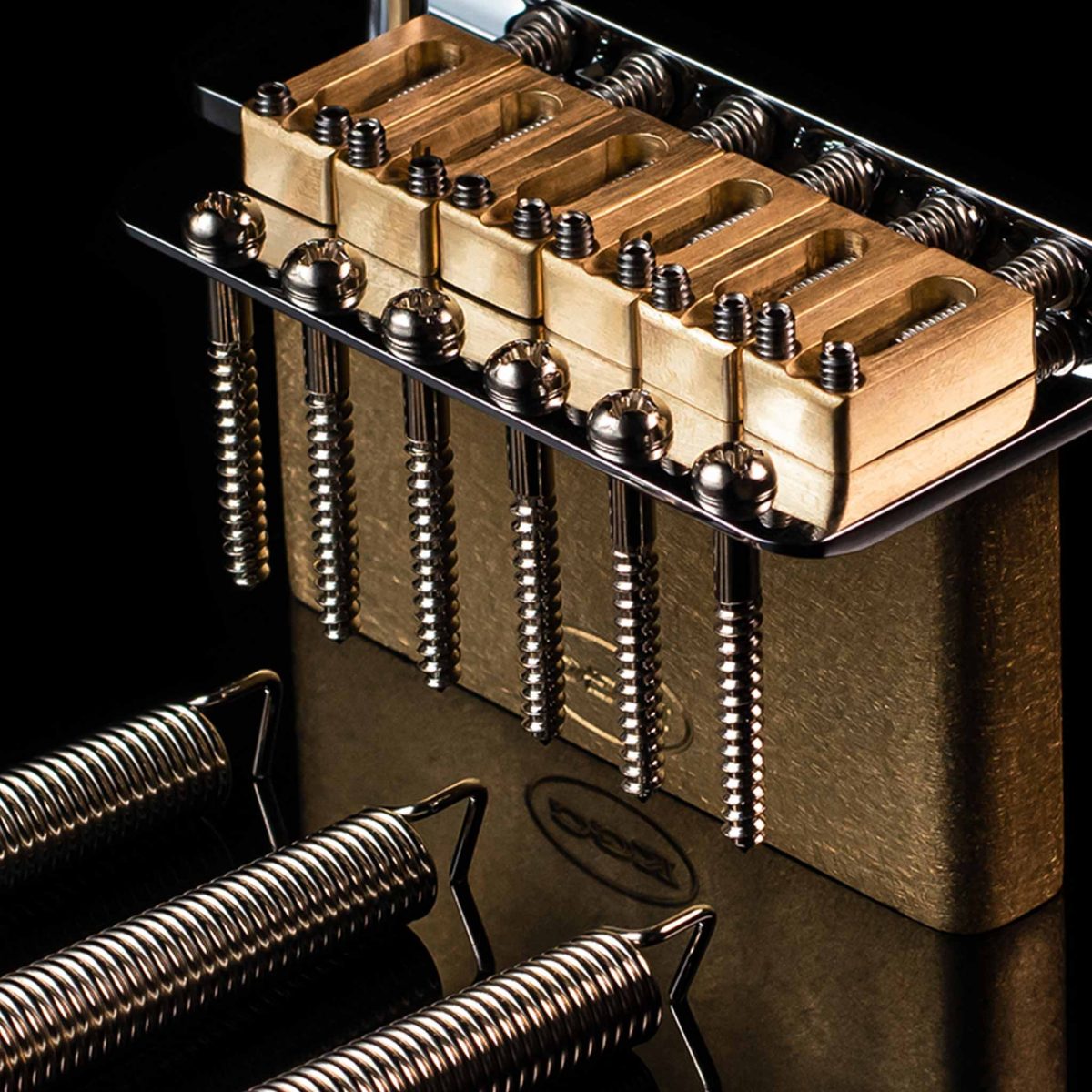 ⁦ברגים לגשר פנדר Chrome Plated Brass Bridge to Body Mount Screws - Strat⁩ – תמונה ⁦2⁩