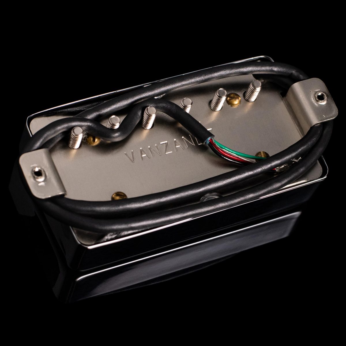 ⁦סט האמבקרים לגיטרה חשמלית Van Zandt Pickups TRUBUCKER Matched SET Covered Chrome⁩ – תמונה ⁦4⁩