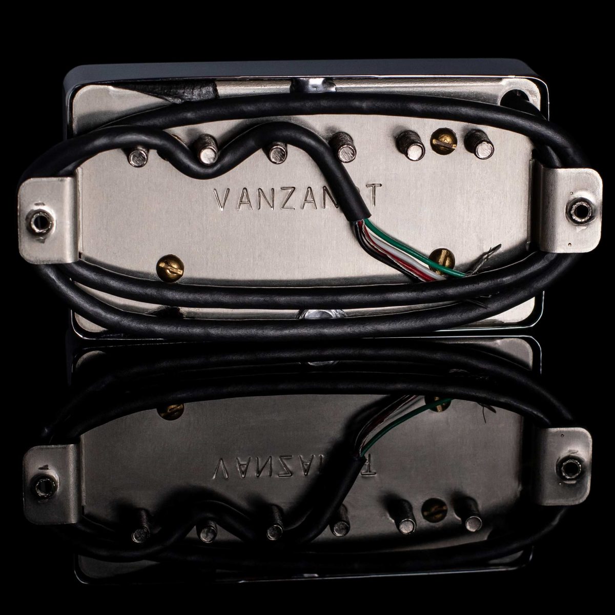 ⁦סט האמבקרים לגיטרה חשמלית Van Zandt Pickups TRUBUCKER Matched SET Covered Chrome⁩ – תמונה ⁦3⁩