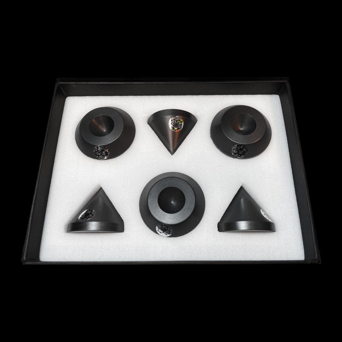 מעמדים מבודדים סט משולב לרכיבי שמע ואודיו Graphite Audio IC-35 Premium