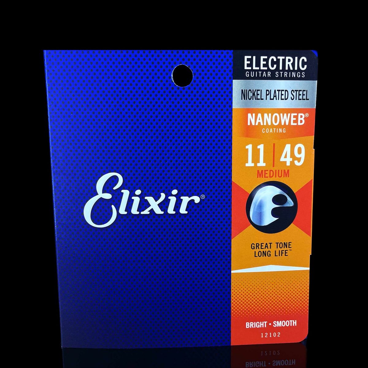 סט מיתרים לגיטרה חשמלית אליקסיר 11-49 Elixir Nanoweb Nickel