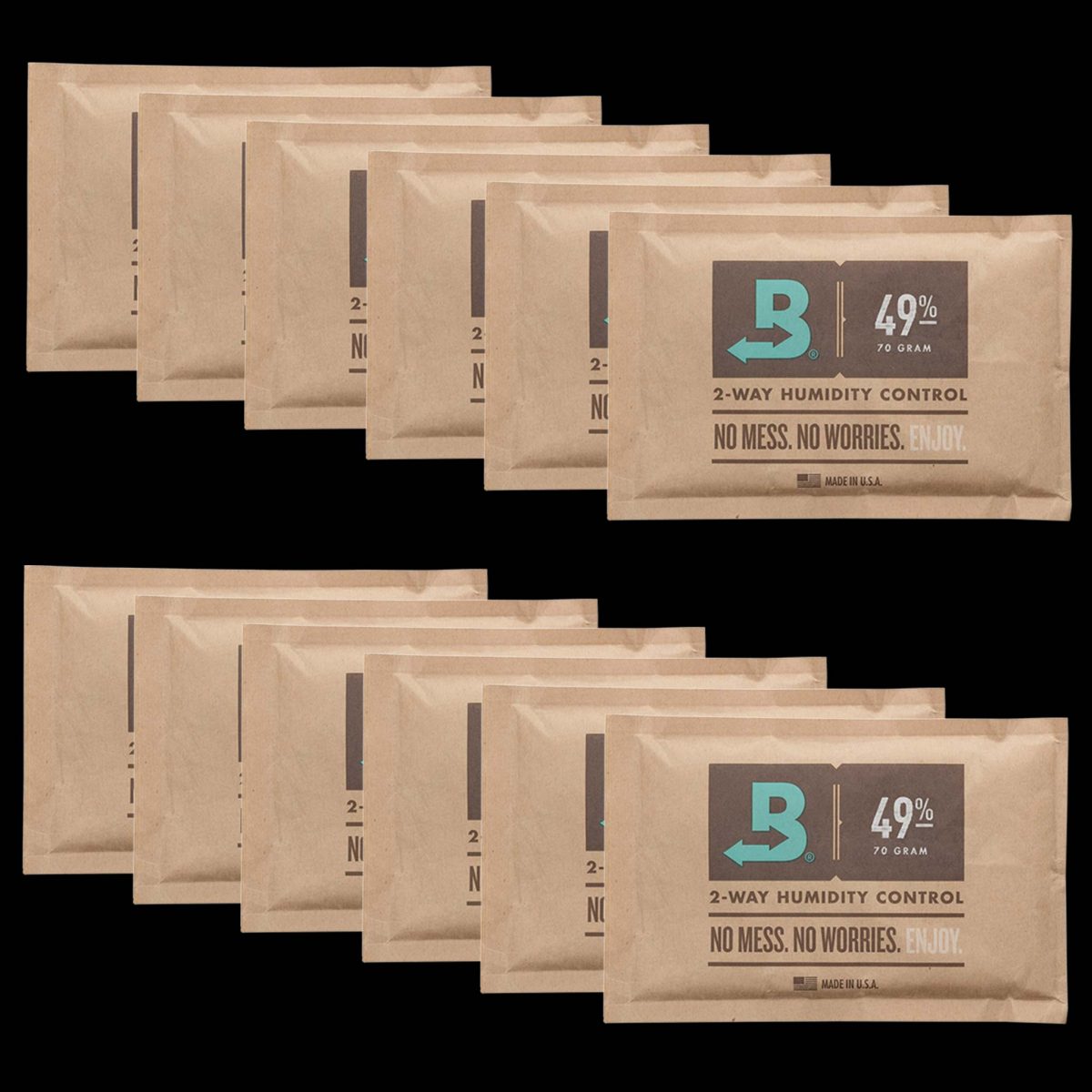 מארז 12 שקיות לחות לכלי נגינה בובדה Boveda 49%RH