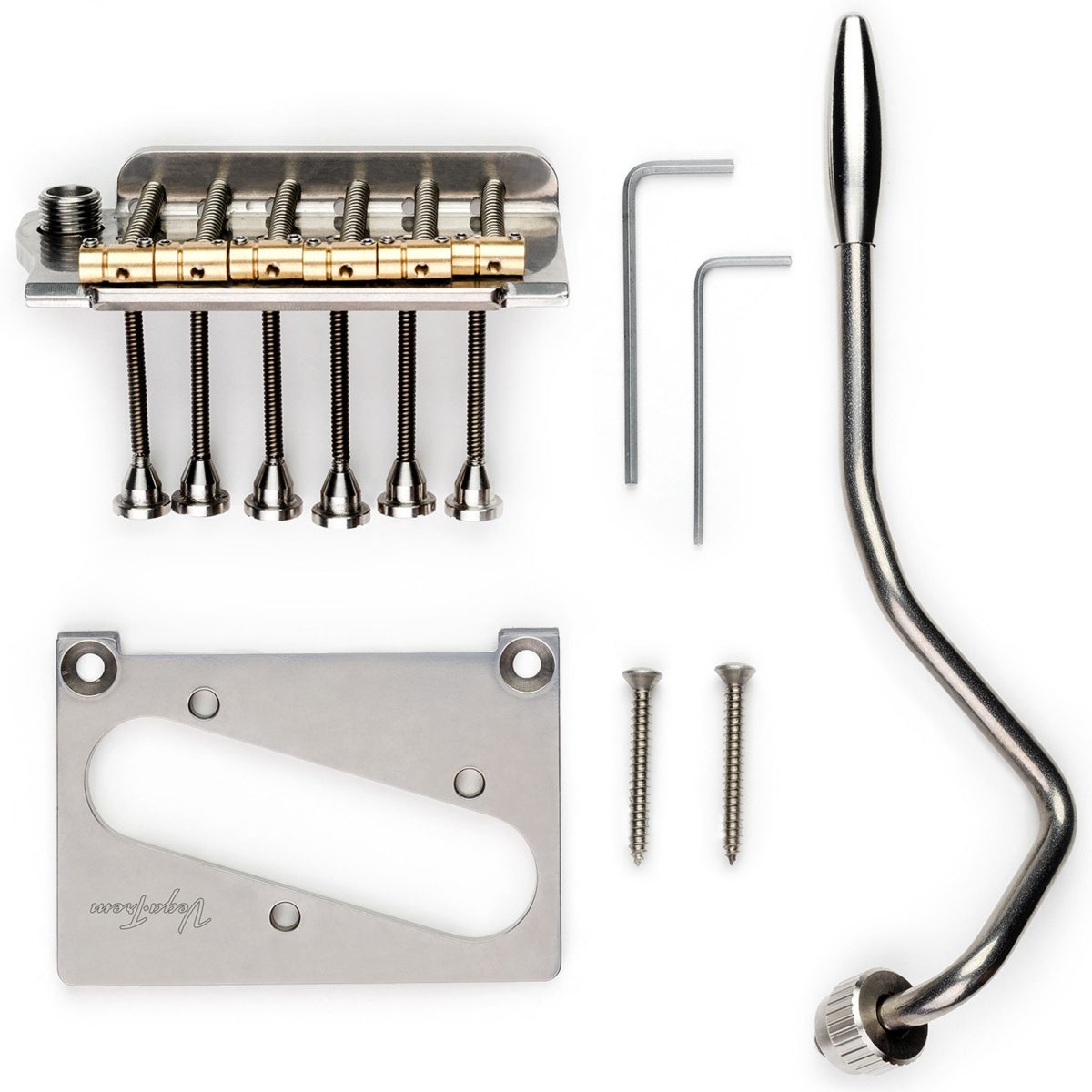 ⁦גשר לגיטרה חשמלית טלקסטר Vega Trem VT2 Teletrem Classic⁩ – תמונה ⁦3⁩